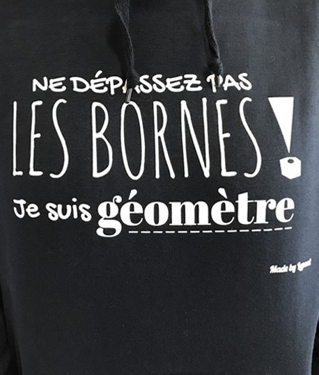 Sweat-shirt fun Géomètre Lepont