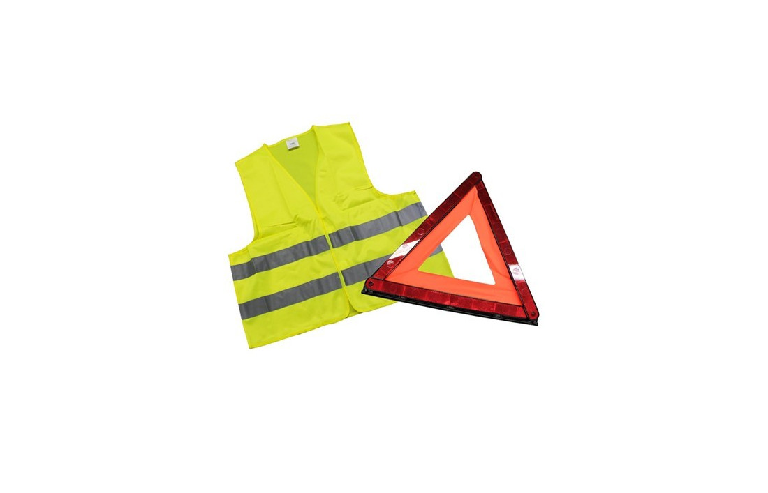 Équipements obligatoires en voiture : gilet de sécurité, triangle