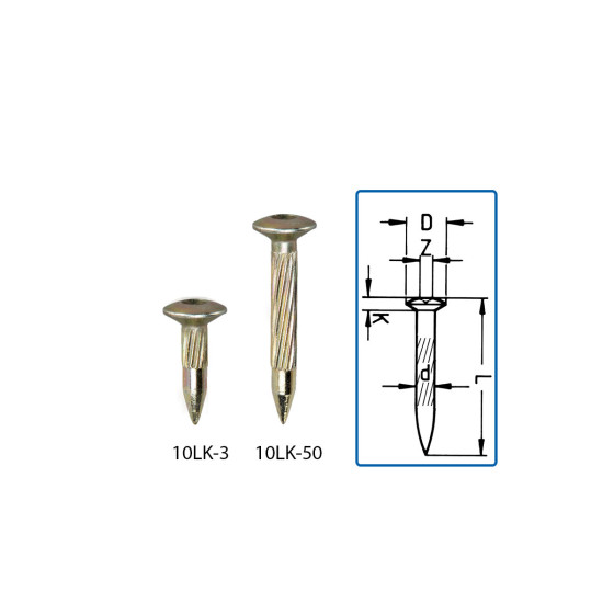 Repère strié béton et sols durs Goecke 10LK