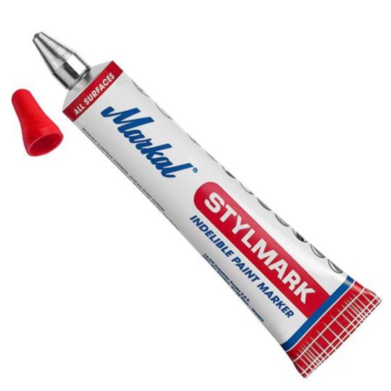 Stylo-tube Markal Stylmark toutes surfaces type Fixolid Rouge